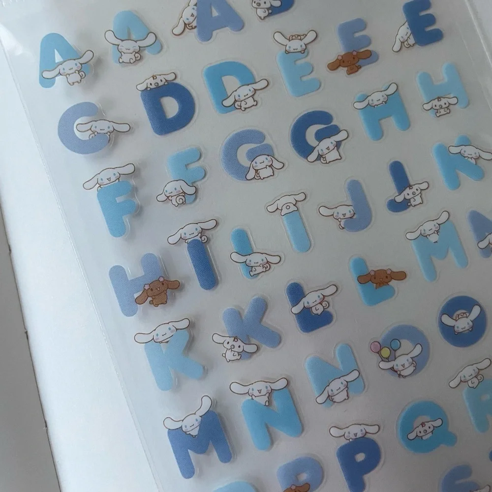 Cinnamoroll alphabet stickers - Picture 2 of 5